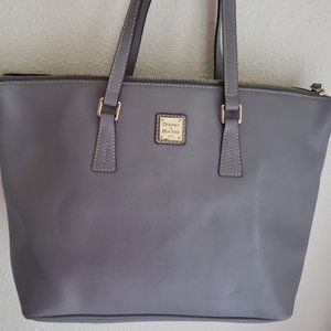 Dooney & Bourke Gray tote bag saffiano leather